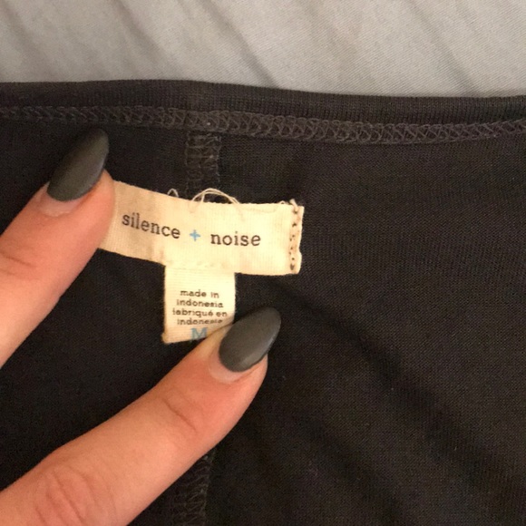 Flowy dark gray Urban Outfitters top - Picture 2 of 3